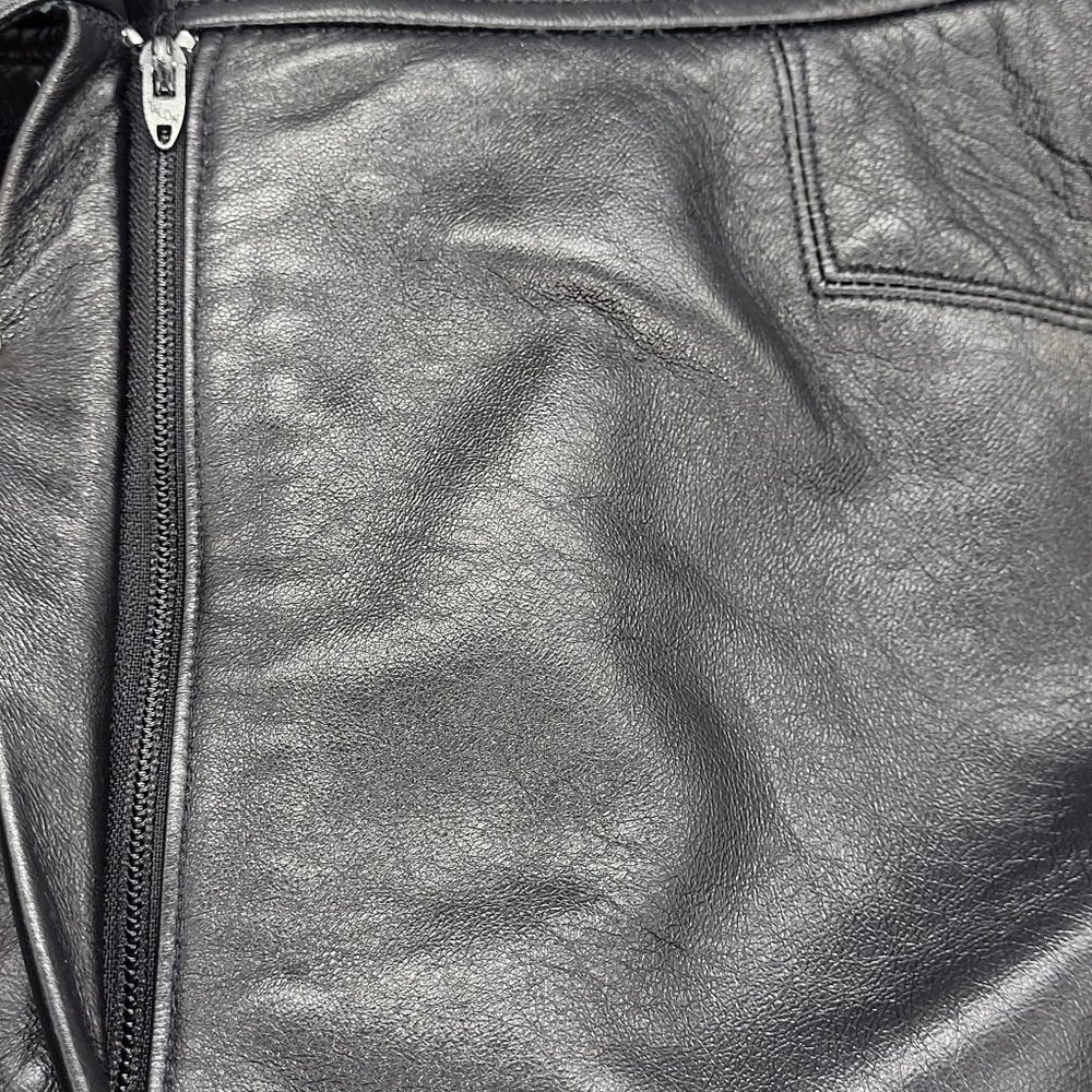 Burberry's Vintage Leather High Waisted Pants - Picture 10 of 16